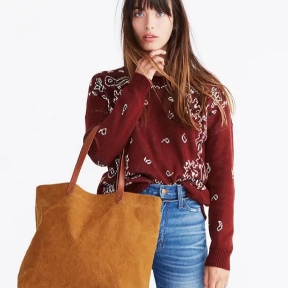 Madewell bandana paisley pullover